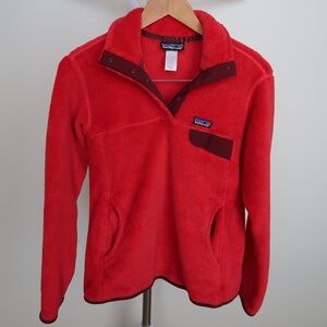 Patagonia Women’s Better Sweater Fleece 1/4 Snap Pullover – Red